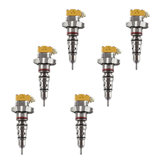 6PCS Fuel Injector 197-7107 Applicable to CAT 3126 3126B Engine