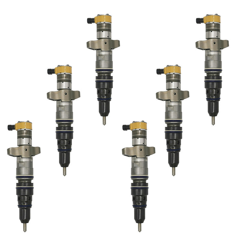 6PCS Fuel Injector 254-4330 Applicable to CAT C9 Engine 312D 314D 312E 314E Excavator