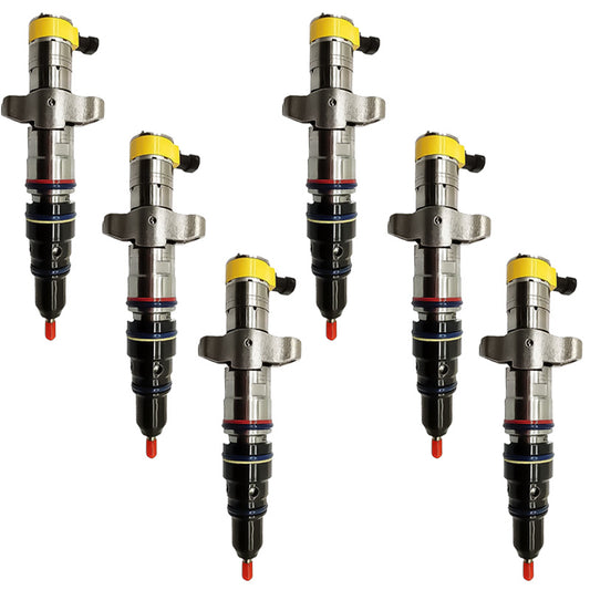 6PCS Fuel Injector 293-4072 Applicable to CAT C9 Engine 330D 336D Excavator