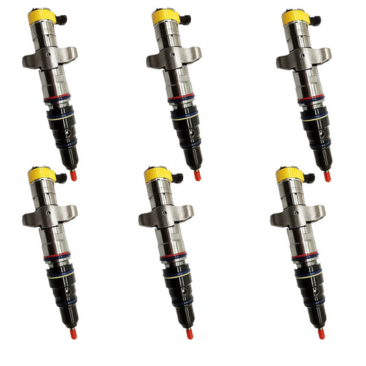 6PCS Fuel Injector 266-4446 Applicable to CAT C9 Engine 336 Excavator