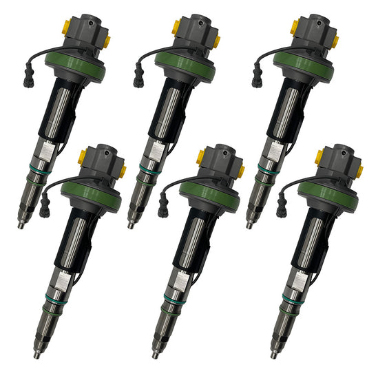 6PCS Fuel Injector 2882079 Applicable to Cummins QSK19 QSK38 Engine