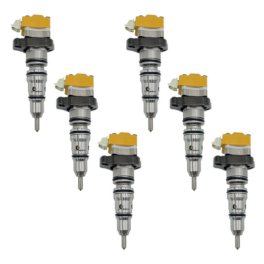 6PCS Fuel Injector 222-5963 10R-1262 Applicable to CAT 3126 3126B Engine