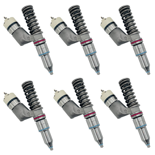 6PCS Fuel Injector 254-4183 Applicable to CAT C15 C18 Engine