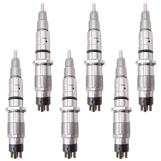 6PCS Fuel Injector 0445120122 4942359 F00RJ01941 Applicable to Cummins QSL9 QSC8.3 Diesel Engine