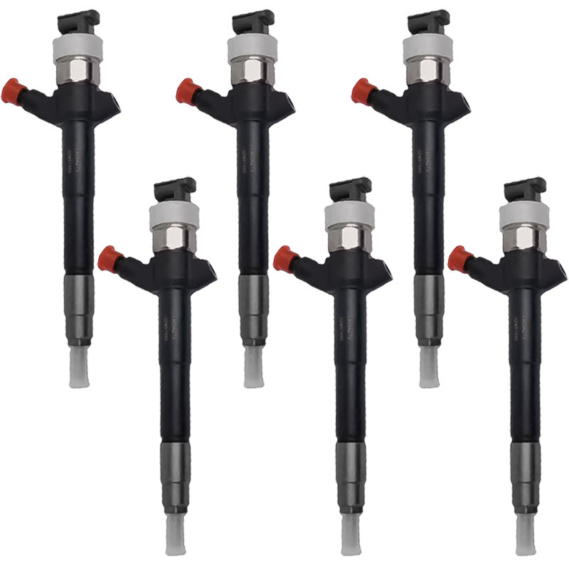 6PCS Fuel Injector 095000-7500 1465A279 Applicable to Mitsubishi 4M41 4M41DI-DC Engine