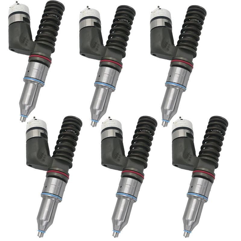 6PCS 211-3026 10R-0724 10R-9787 Fuel Injector Applicable to CAT C18 3406E 3456 Engine