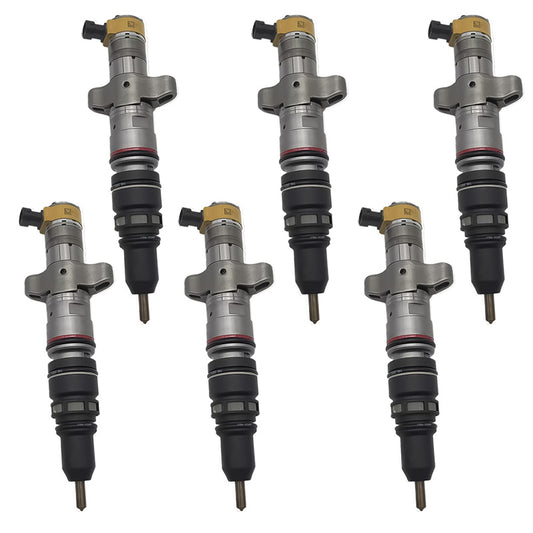 6PCS Fuel Injector 245-3516 10R-4764 Applicable to CAT C9 Engine