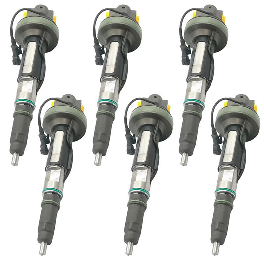 6PCS Fuel Injector 2867147 Y431K05392 Applicable to Cummins QSK19 QSK38 QSK50 Diesel Engine