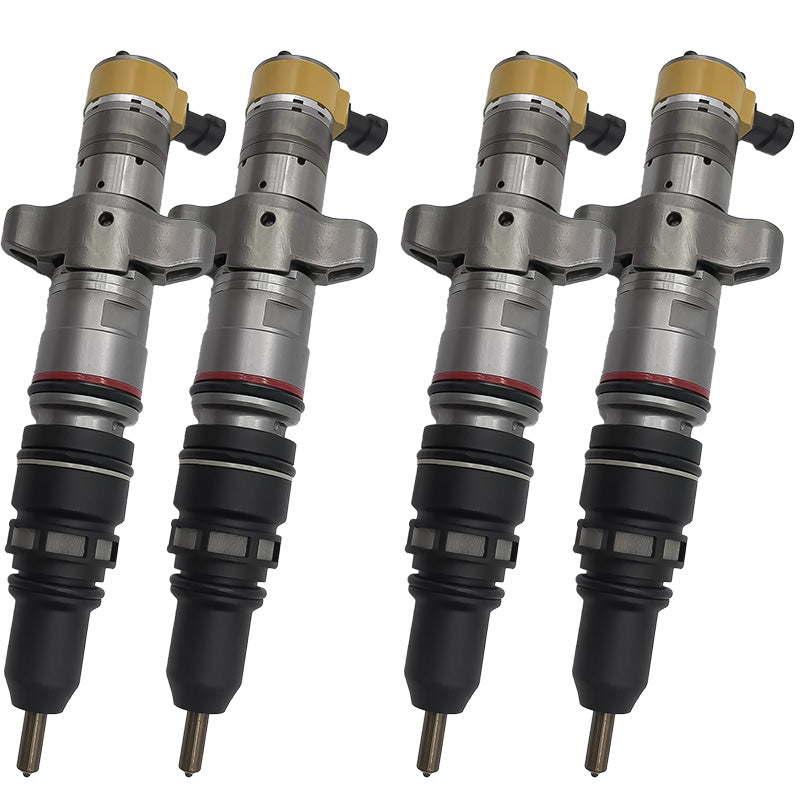 4PCS Fuel Injector 222-5961 Applicable to CAT C7 Engine 326D 329D Excavator