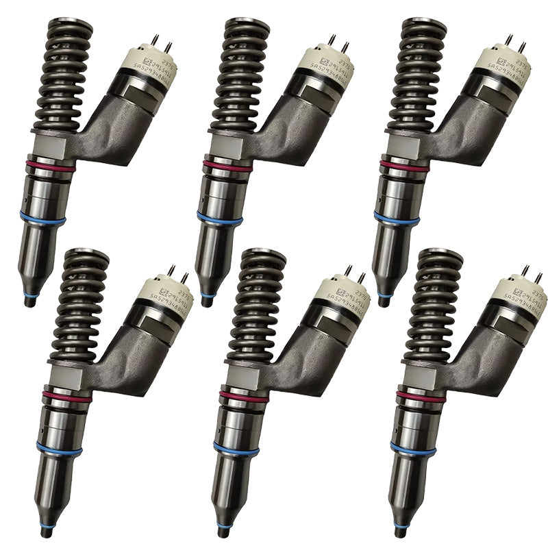 6PCS Fuel Injector 291-5911 10R-7230 Applicable to CAT C15 C18 Engine