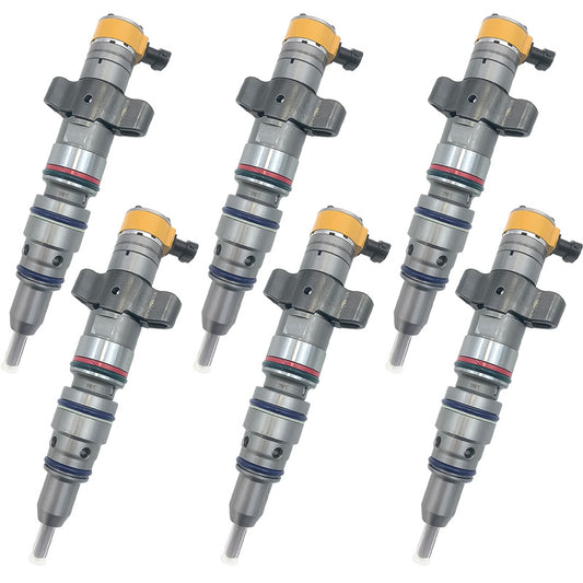 6PCS Fuel Injector 295-1410 Applicable to CAT C7 Engine 324D 325D 328D Excavator