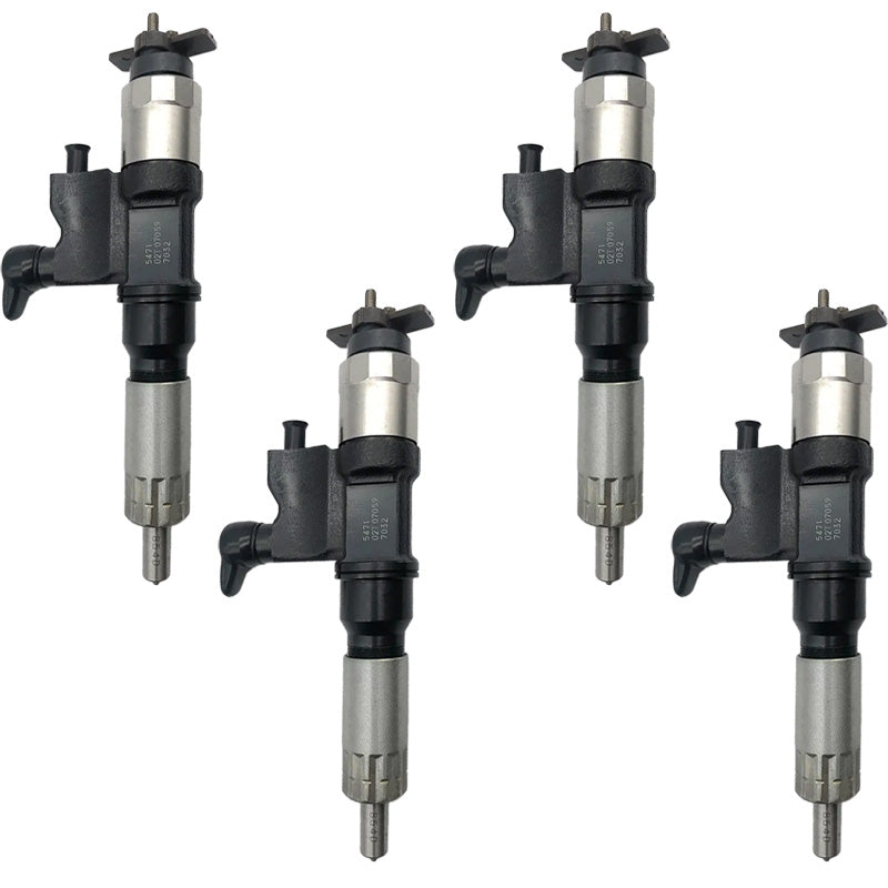 4PCS Fuel Injector 8-97329703-1 095000-5471 Applicable to Isuzu 4HK1 6HK1