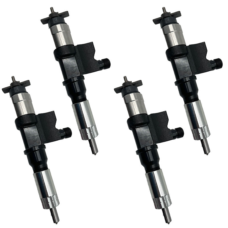 4PCS Fuel Injector 095000-0145  Applicable to Isuzu 6HK1 7.8L Engine