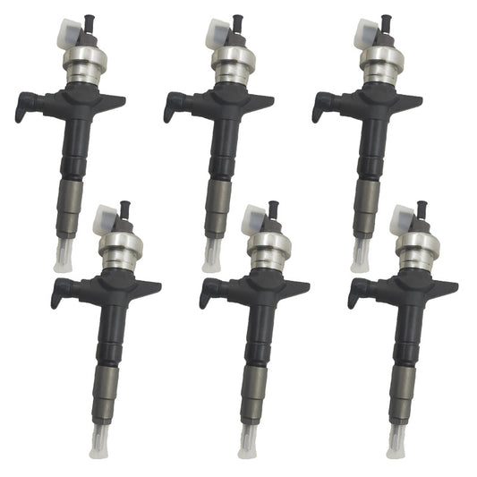 6PCS Fuel Injector 095000-6991 Applicable to Isuzu 4JK1 2.5L Engine