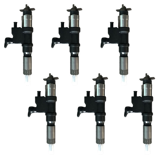 6PCS Fuel Injector 8-97609788-6 Applicable to Isuzu 4HK1 6HK1 Engine