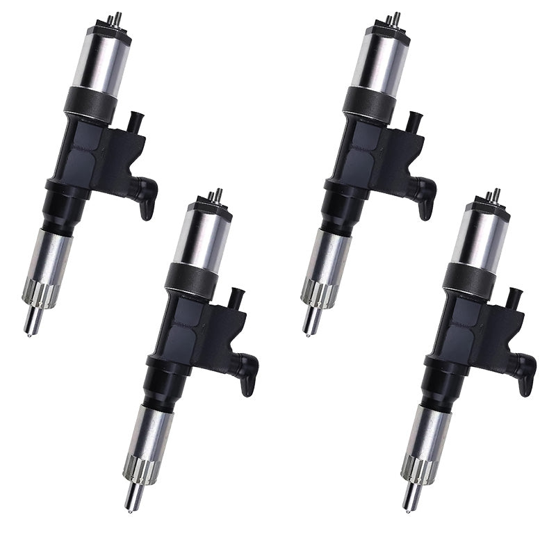 4PCS 095000-5012 Fuel Injector Applicable to Isuzu 4HJ1 6HJ1 Engine