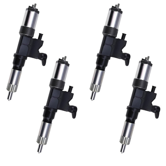 4PCS 095000-5012 Fuel Injector Applicable to Isuzu 4HJ1 6HJ1 Engine