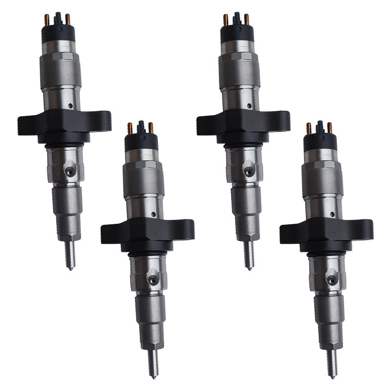 4PCS Fuel Injector 0986435503 0445120255 0445120018 Applicable to Cummins 5.9L Engine