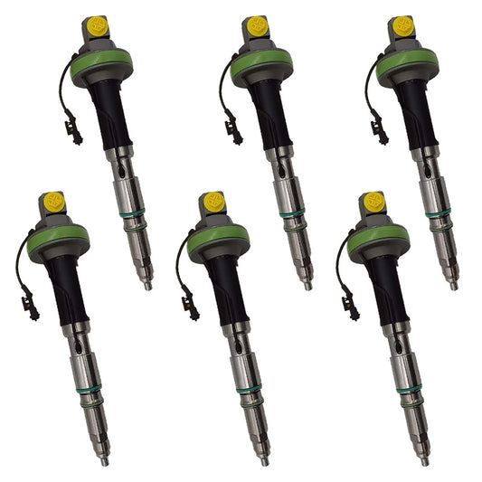 6PCS Fuel Injector 2867148 2882077 Applicable to Cummins QSK19 QSK38 QSK50 QSK60 Diesel