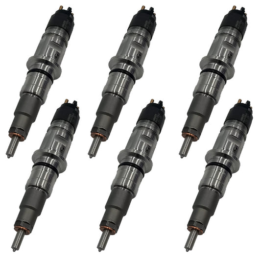 6PCS Common Rail Diesel Injector 0445120342 4994925 68210105AA Applicable to Cummins 6.7L Engine